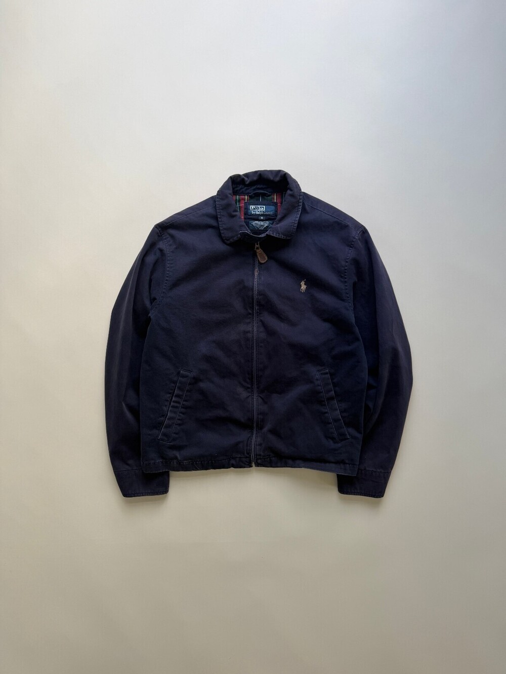 Vintage 90's Navy Polo Ralph lauren Harrington Jacket